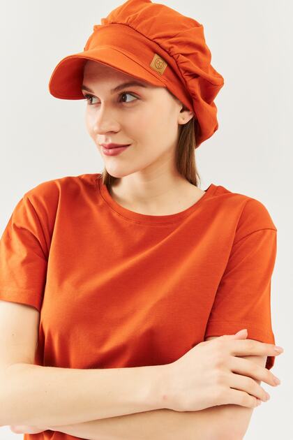 Women's 4 Seasons Cotton, Ultra Soft, Lightweight, Anti-Sweat, Stylish, Trendy Cap and Combed Cotton Hat with Visor