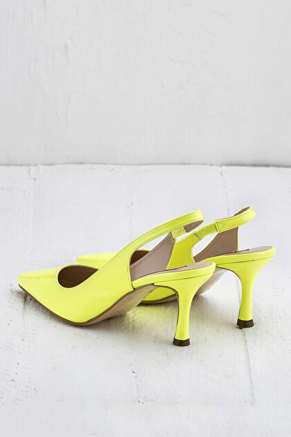 Elle Shoes MYELENE Sarı Fosfor Kadın Ayakkabı - 3