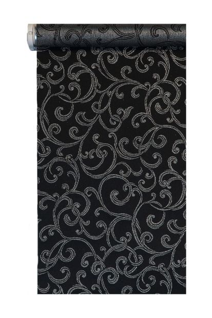 Efor Simli Jakar Serisi Siyah 110x200 cm - 1