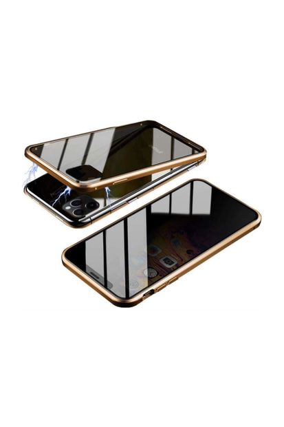 Lopard Apple Iphone 11 Pro Max Devrim Mıknatıslı Ön Arka Kapak 360 Full Metal Koruma - 1