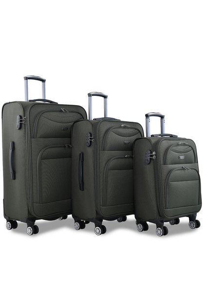 Fossil Haki Unisex 3'Lü Valiz Seti Fsl010Set - Fiyatı