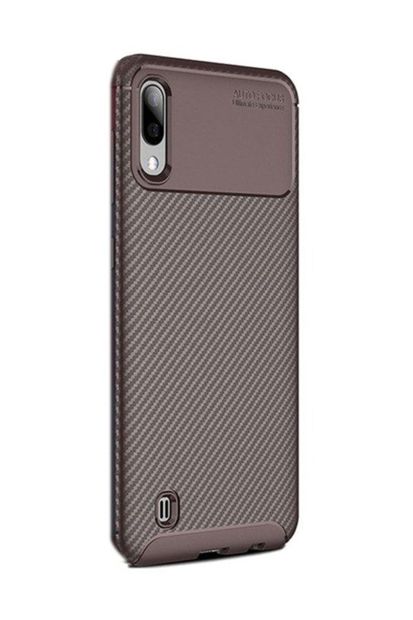 CaseStreet Samsung Galaxy M10 Kılıf Negro Karbon Dizayn+Nano Glass - 1
