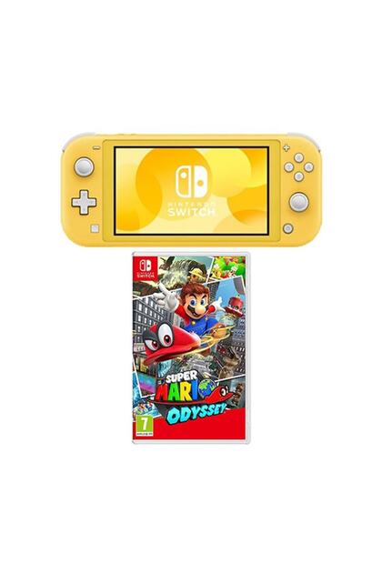 Nintendo Switch Lite Konsol Sarı + Nintendo Super Mario Odyssey