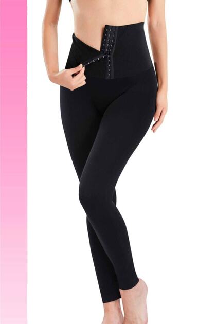 Women's Black Size 2 Slimming Tightening Corset with Agraft