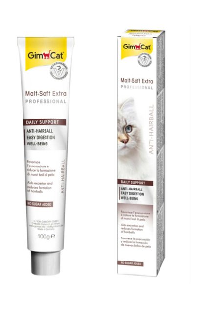 Malt Soft Tüy Yumaği Attıran Kedi Macunu 100 Gr - 2 Adet