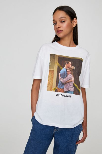Pull & Bear The Big Bang Theory Görselli T-Shirt - 1