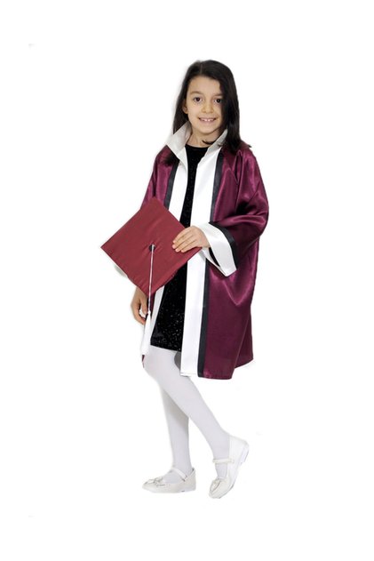 Cube Cap Kindergarten Claret Red Ecru