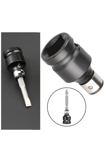 1/2 Matkap Chuck Mandrenli Adaptör Somun Sökme Makinesini Hex Bits Uç Dönüştürme Aparatı