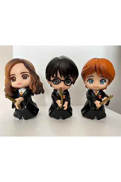 bakkimgeliyor Harry Potter 3 Adet Aksiyon Figür Oyuncak Set 10 Cm