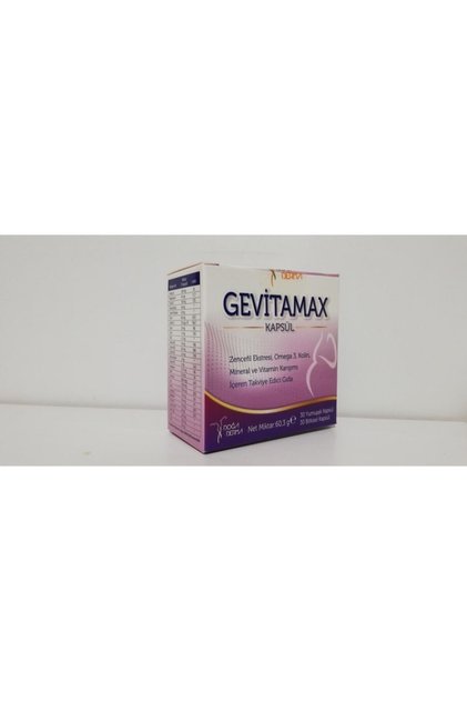 Gevitamax 30 Yumuşak & 30 Sert Kapsül
