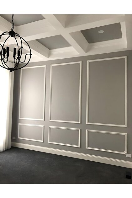 Dekoratif Boyanabilir 2,5 Cm Duvar Çıtası 6 Adet Hazır Kesimli Çerçeve Paketi