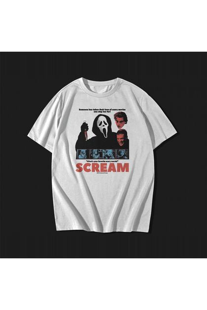 rebelberi Scream Çığlık Filmi Y2k Grunge Stil Poster Oversize