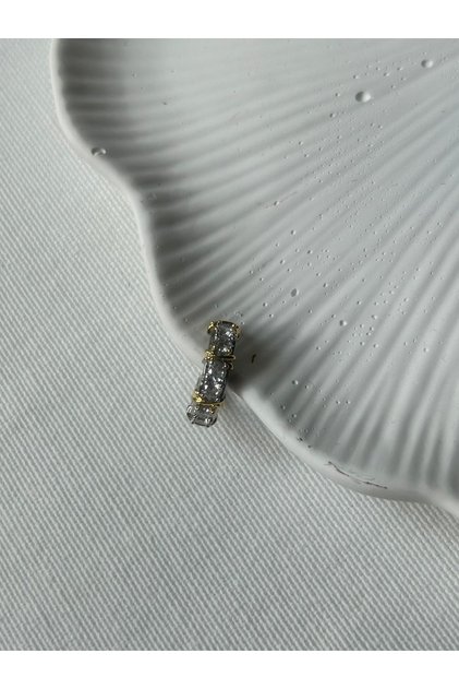 Çelik Tiffany Earcuff Kıkırdak Küpesi