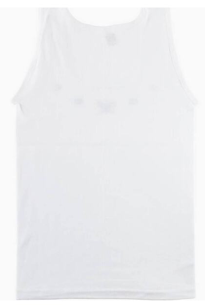 Girl's White 100% Cotton Strappy Undershirt New Season (2 Economical Package)