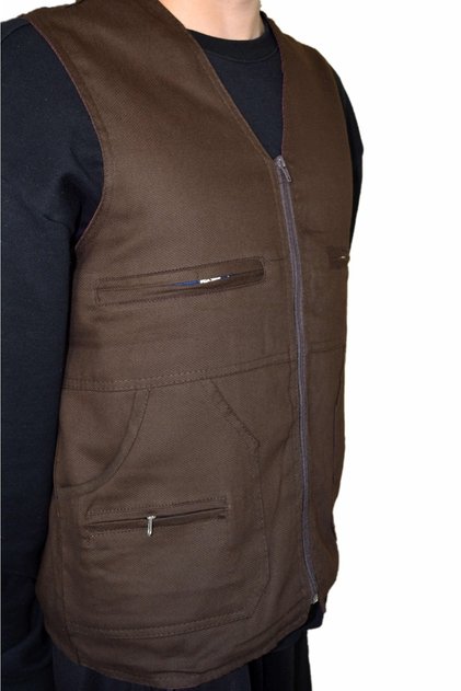 Summer-Spring 4 Zippered 2 Side Pocket Hunter-Work Vest