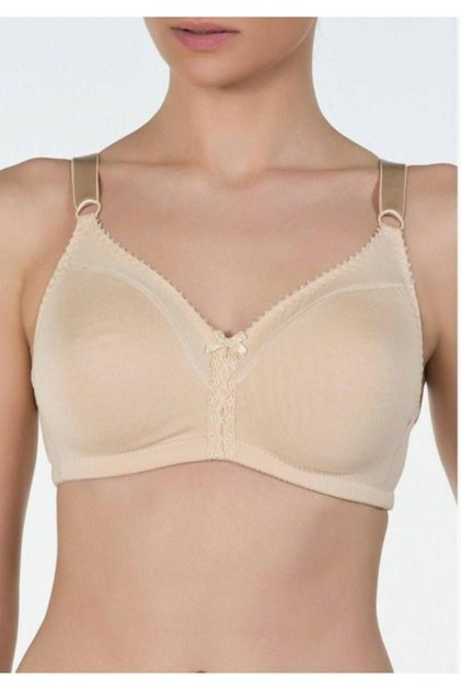Women's Black Cotton Non-Wireless Compressor Bra New Season