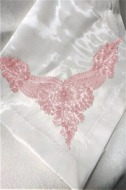 Dowry Bundle, Satin Bundle, Lace Engagement Bundle - Cream Powder