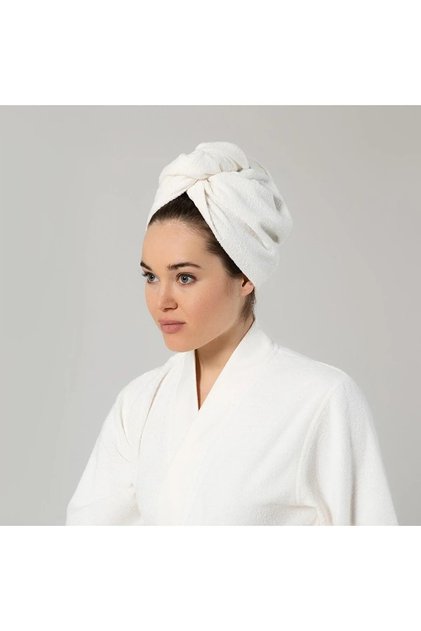 1 Piece 100% Cotton Towel Hair Cap