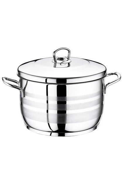 Safinox Flavia Çelik Derin Tencere 24X15 Cm - 6,8 Litre