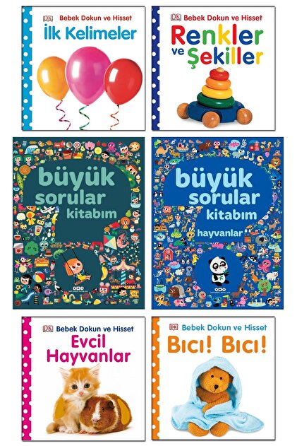 Yapı Kredi Yayınları Pearson Bebek Dokun ve Hisset İlk Kelimeler