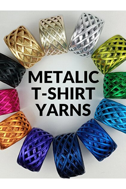 Mira Filati Siyah - Metalik Deri Ip - Leather Yarn - 120g. - 60m