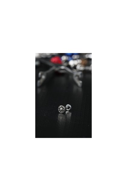 Etnik Noktalı Daire Tragus Helix Conch Cerrahi Çelik Piercing