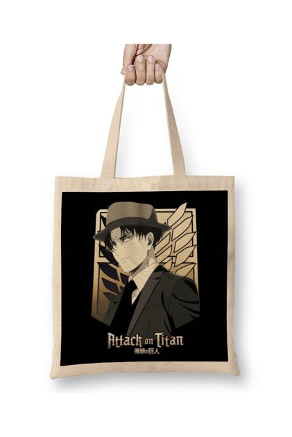 Levi Attack On Titan Survey Corps Tote Bag Long Handle