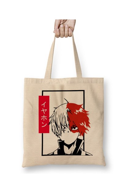 Todoroki Fanart Tote Bag Long Handle