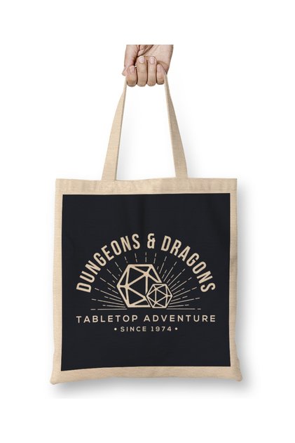 Dungeons And Dragons Adventures Since 1974 Tote Bag Long Handle