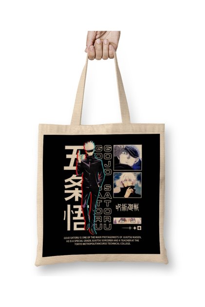 Gojo Satoru Tote Bag Long Handle