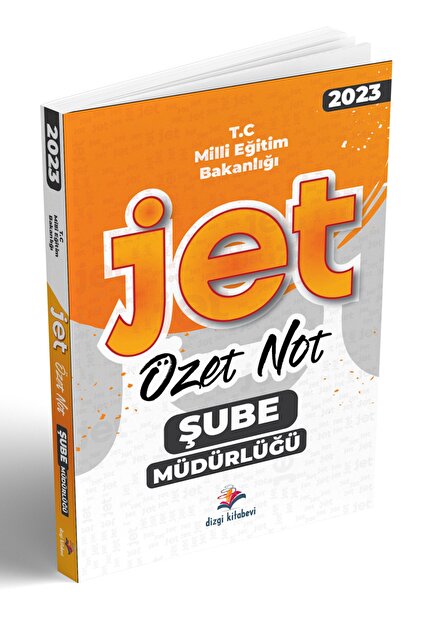 Dizgi Kitap Gys Milli Eğitim Bakanlığı Meb Şube Müdürlüğü Jet Özet