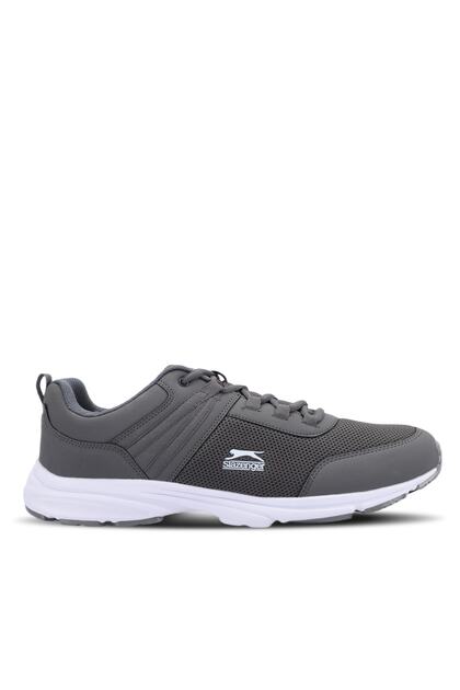 Plane Large Size Men's Dark Gray / White Running & Walking Sneakers
