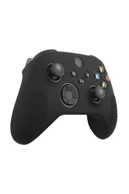 Xbox Series S/x Silikon Siyah Kol Koruyucu Kılıf 9. Nesil Kol Uyumlu