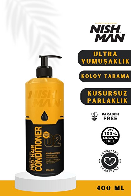 NISHMAN Keratin Complex Tuz Ve Parabensiz L Tüm Saçlara Yönelik