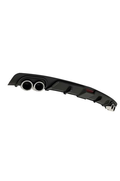 Fiat Albea Uyumlu Siyah Difüzör 4 Krom Egzoz Görünümlü Difizör Arka Ek Body Kit