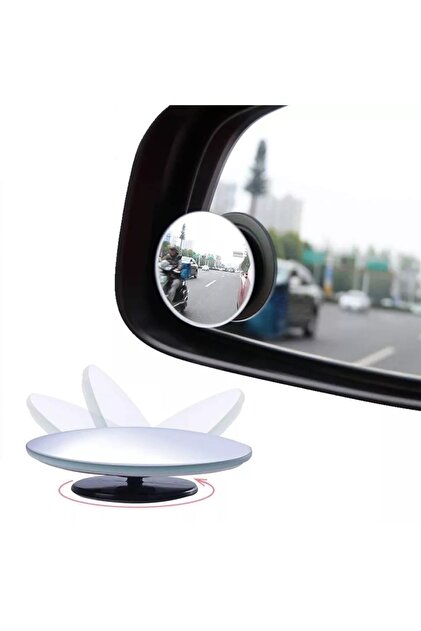 LOVYCO Araç Motosiklet Kör Nokta Aynası Park Etme Araba Yuvarlak Ayna 3m Yapışkanlı 2 Adet - 7
