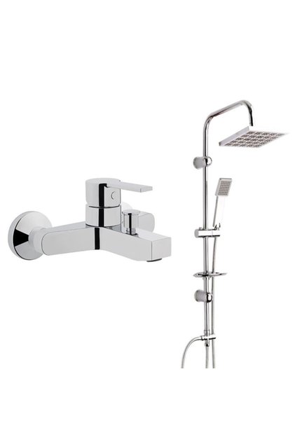 Fold S Banyo Bataryası + Zion Moscow Tepe Duş Seti