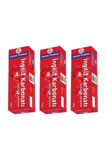 Sıhhat Ingiliz Karbonatı 100 Gr X 3 Adet