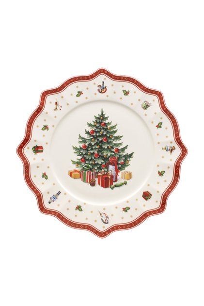Toy's Delight Yılbaşı Porselen Servis Tabağı 35 cm