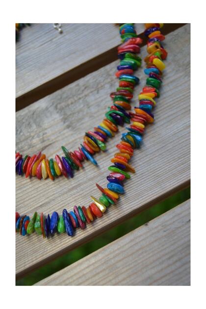 Jewellery Mother of Pearl Natural Stone Blessings Summer Women's Necklace