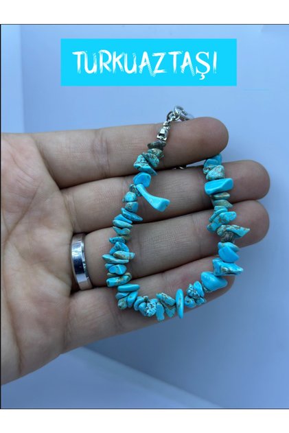 Natural Turquoise Stone Broken Stone Bracelet