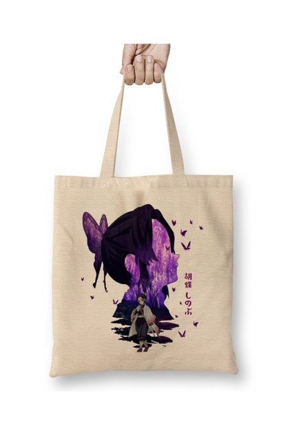 Shinobu Kocho Butterfly Tote Bag Long Handle