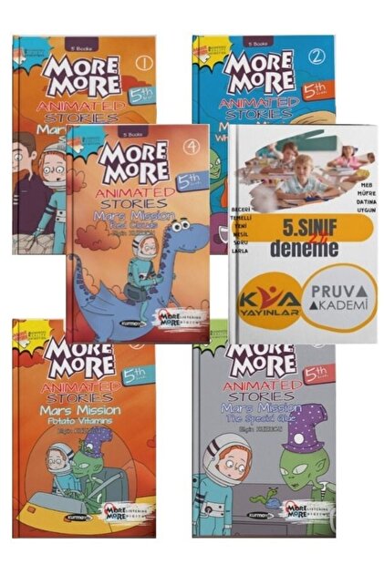 Kurmay Yayınları 5.Sınıf More And More İngilizce Hikaye Seti