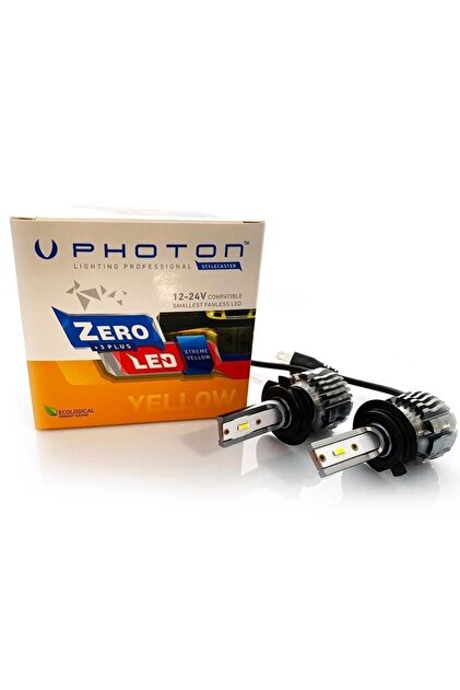 Photon Zero H7 Civciv Sarı +3 Plus Fansız Led 12v-24v - Fiyatı