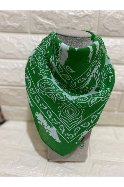 Unisex Ethnic Patterned Cotton Scarf - Bandana