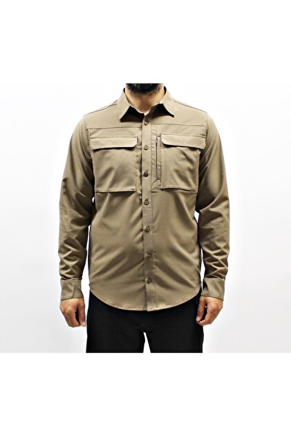 Dark Beige Flex Tactical Outdoor Tactical Shirt