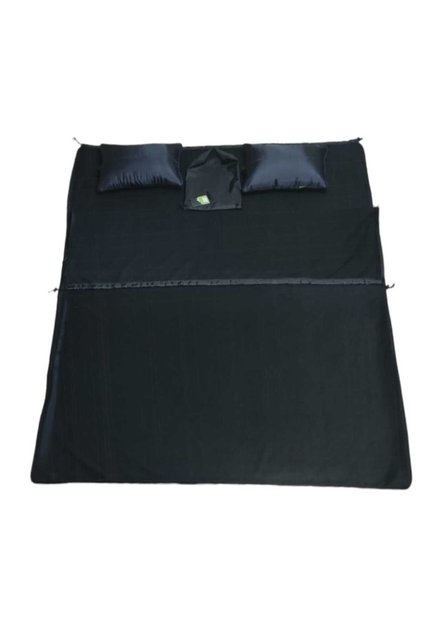 DEP FLEECE PILLOWED DOUBLE SLEEPING BAGS BLACK