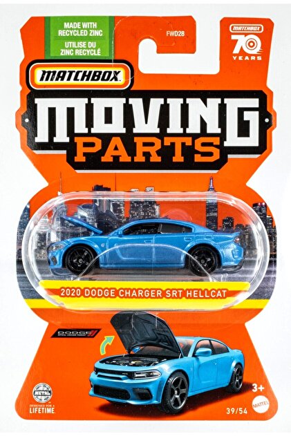 Matchbox 2020 Dodge Charger Srt Hellcat Moving Parts 70 Years 17