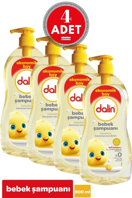 Şampuan 900 ml 4 Adet