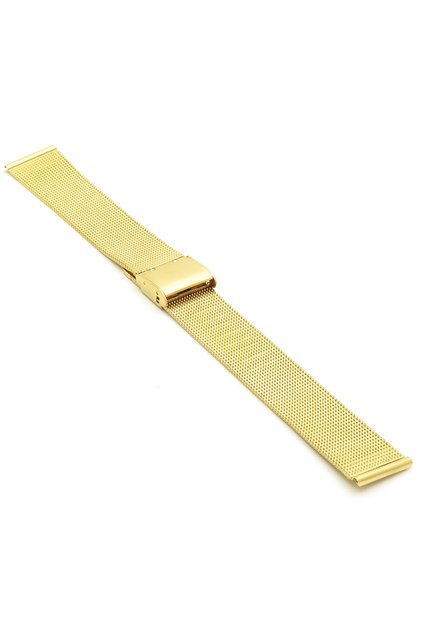 İnce Örgü Paslanmaz Çelik Hasır Saat Kordonu Kayışı 22mm
